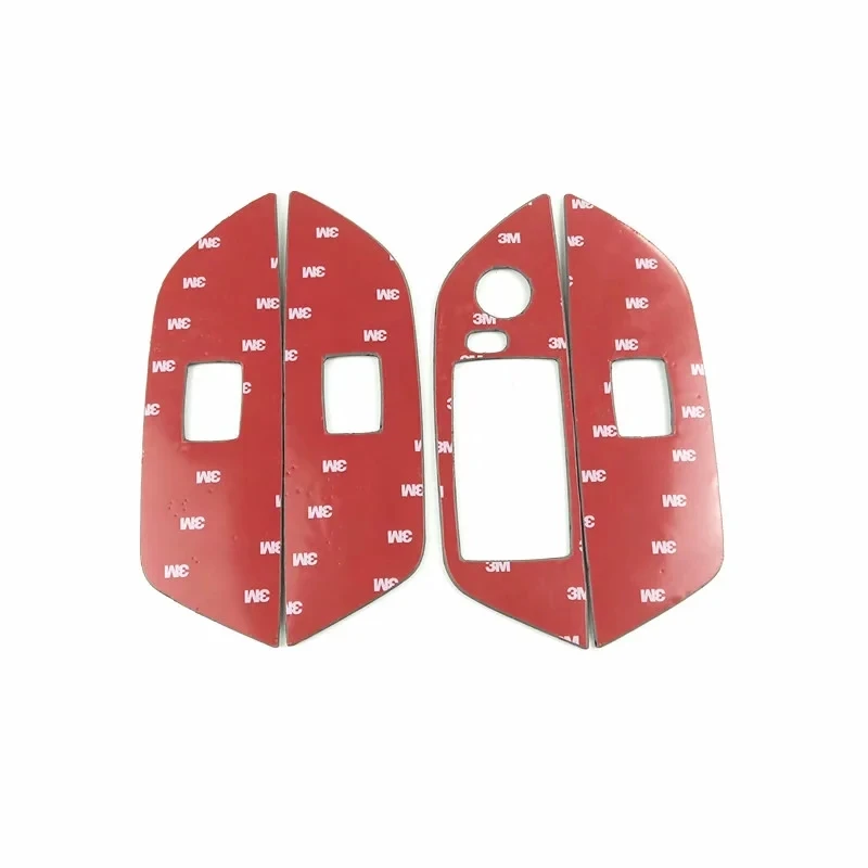 

Car Door Armrest Window Glass Lifting Buttons Frame Decorative Sticker For BMW X1 E84 2011-15 Interior Carbon Fiber Style Decals