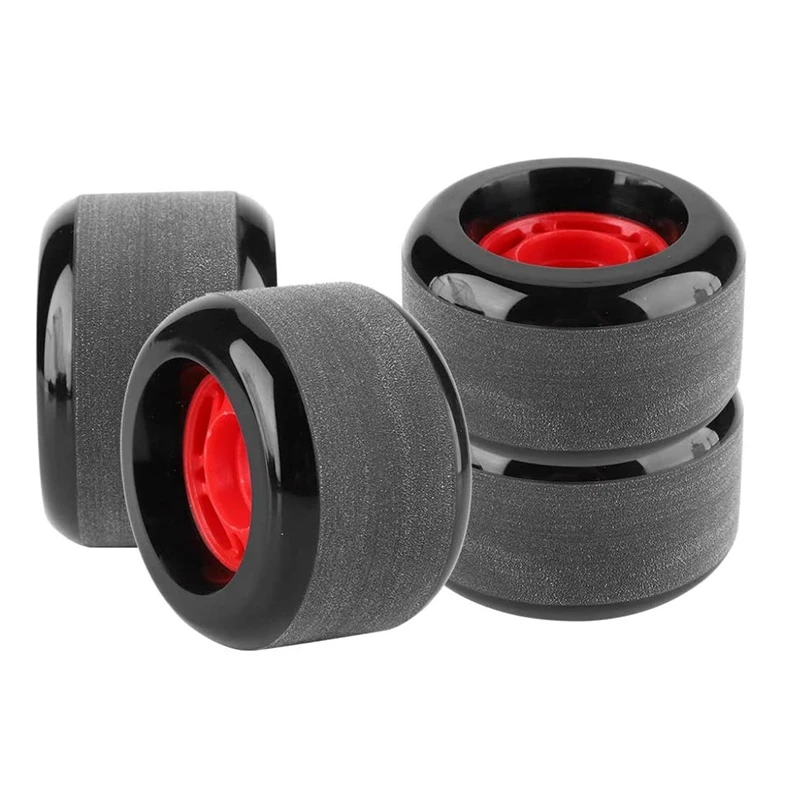 

4 Pcs Long Board Wheel Durable 75-85A PU Skateboard Wheels Good Mobile Control Ability Cruising Board Wheel