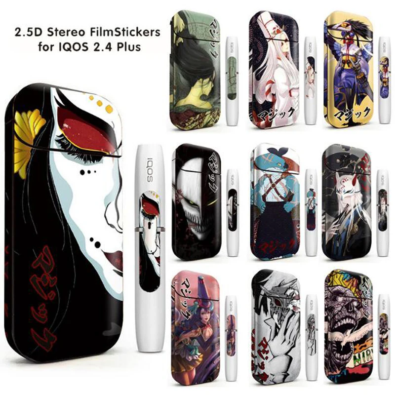 1 шт. чехол с рисунком аниме God Formula Skeleton для IQOS 2 4 Plus Электронная