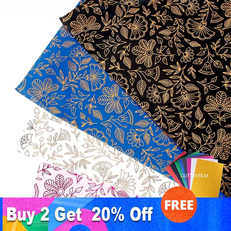 Wedding Gift Wrapping Paper Chinese Style Multi-color Flower Stamping Pattern Vintage 50cm*70cm | Дом и сад