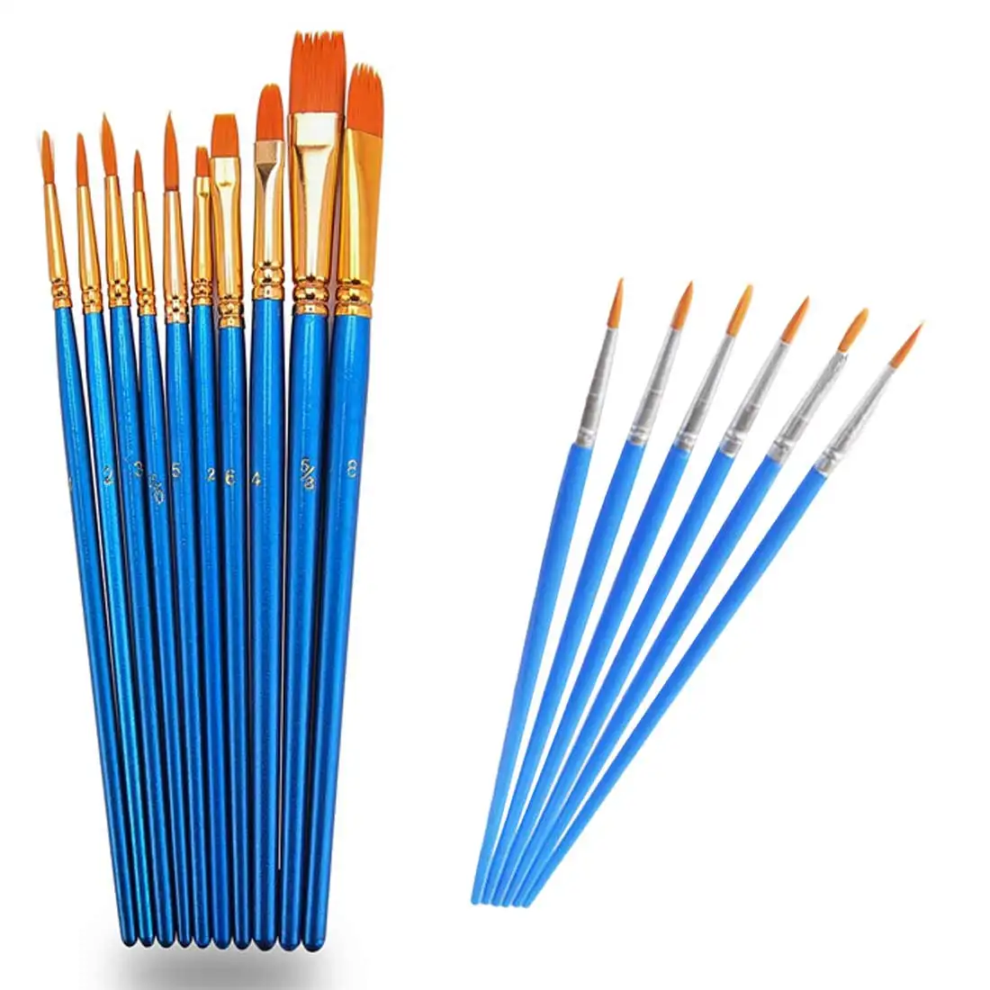 

Кисти для рисования акварелью и гуашью, 5 шт.