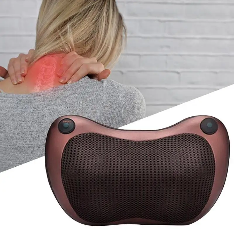 

Electric Infrared Neck Massager Back Relax Pillow Multifunctional Massage Pillow Cushion for shiatsu Neck Massage