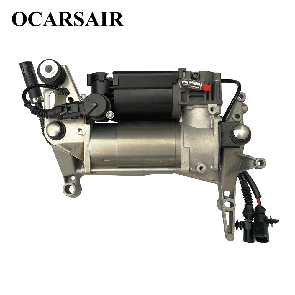 Компрессор воздушной Подвески с кронштейном для компрессора VW Touareg и Porsche Cayenne 2010