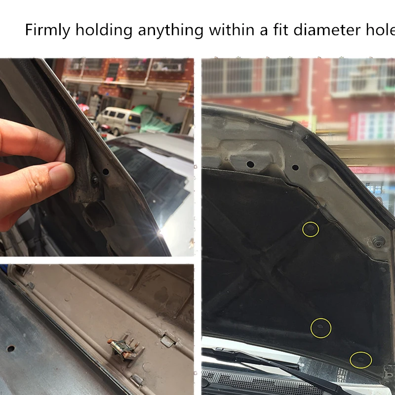 620 шт автомобильных клипов Застежка Смешанная Автомобильный Крепеж обивки двери