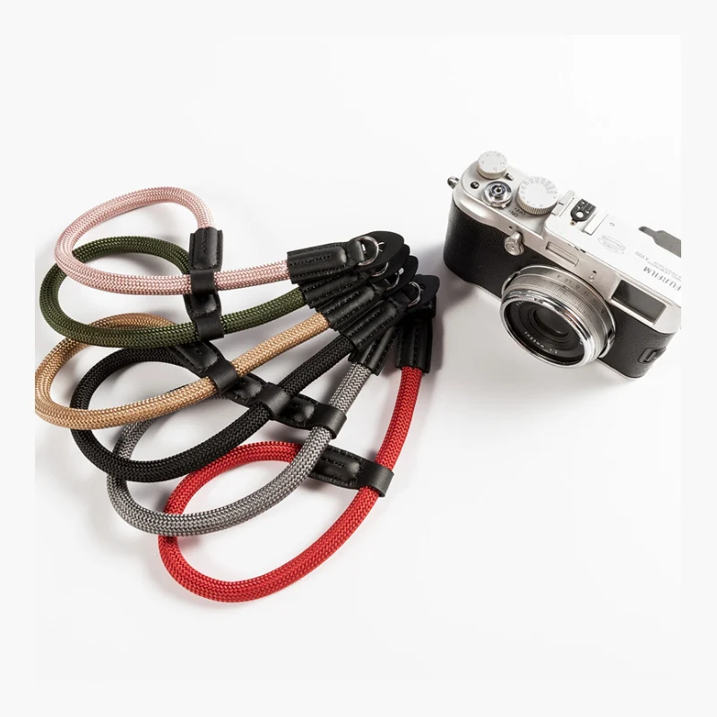 Ремешок на запястье для микро камеры Fujifilm X T100 XT20 A7 X100F XA5 XA20 T30 XE3 X70 Grip Paracord плетеный