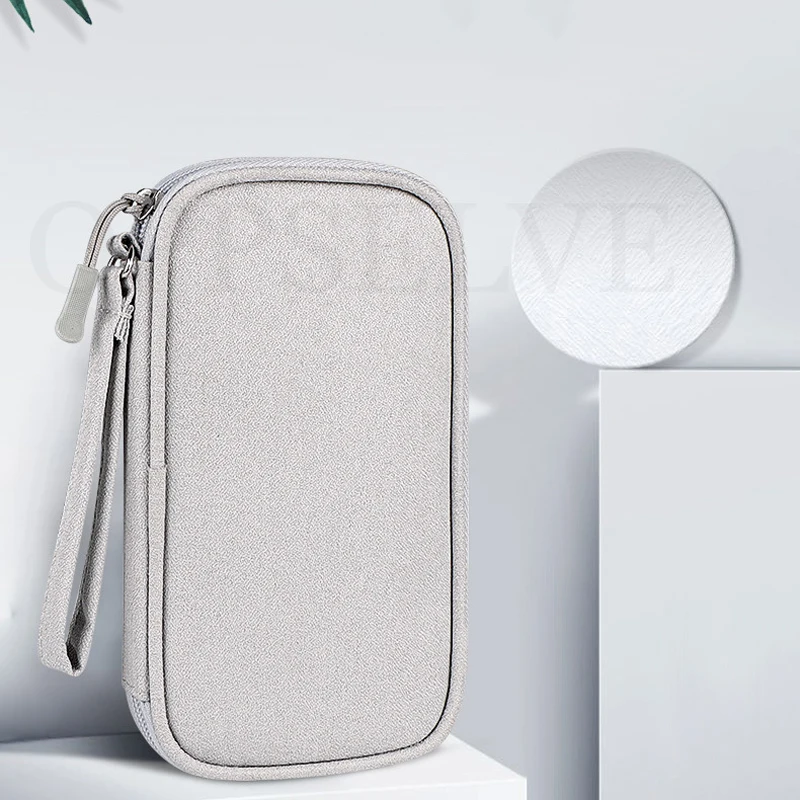 Travel Closet Organizer Case For Headphone Storage Power Bank Bag Digital Portable Zipper Accessories Charger Data Cables Pouch