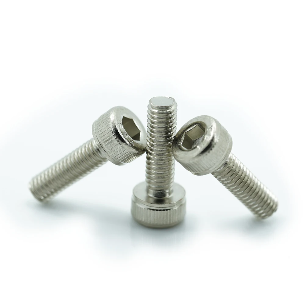 

M8 Hexagon Socket Head Cap Screws,Length 12-40mm,Class 12.9 Screw Nickel Plated White,For Traxxas RC Track Car