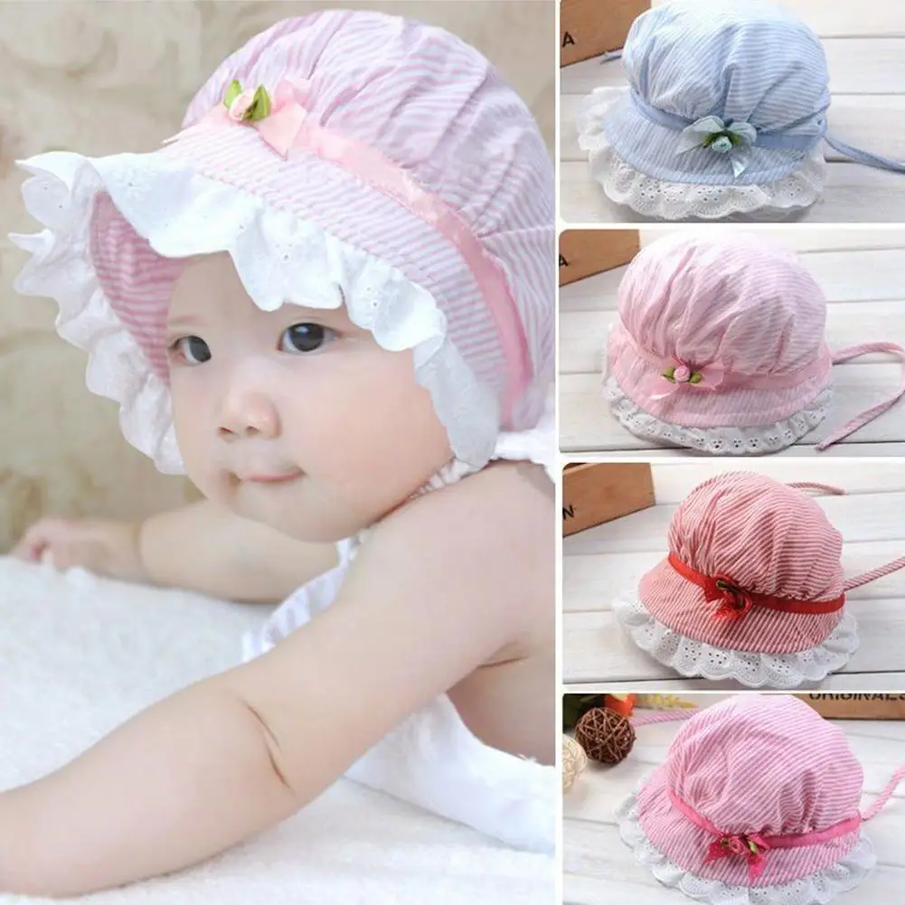 

HOT SALES !!! Toddler Infant Baby Girls Outdoor Flower Bucket Hat Summer Sun Beach Beanie Cap