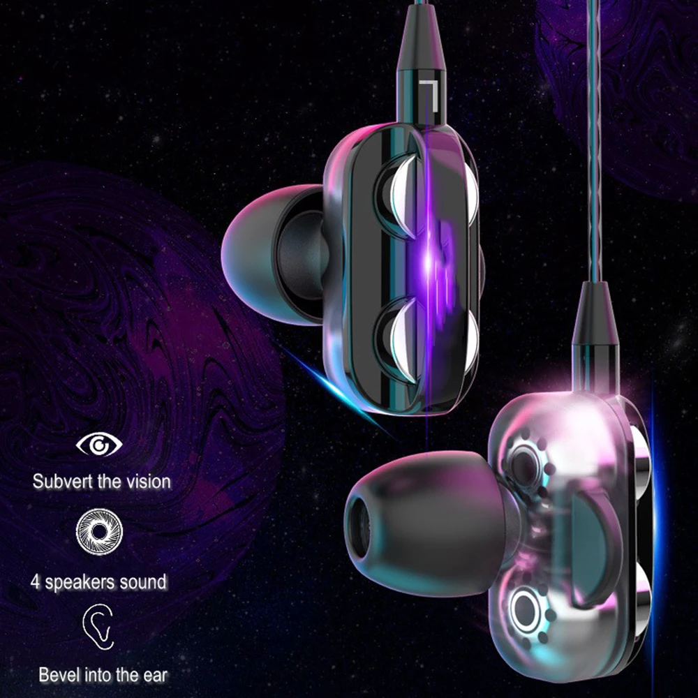 Стереонаушники с проводным управлением 3 5 мм гарнитура наушники басами для