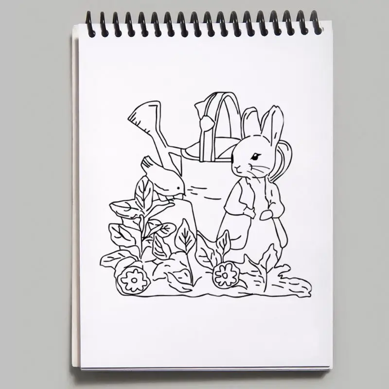 Пасхальный кролик полив цветы силиконовый прозрачный печать штамп DIY