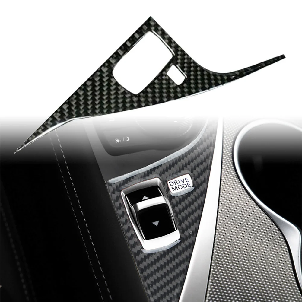

Панель переключения передач автомобиля из углеродного волокна ABS для Infiniti Q50 Q60 2014 2015 2016 2017 2018 2019