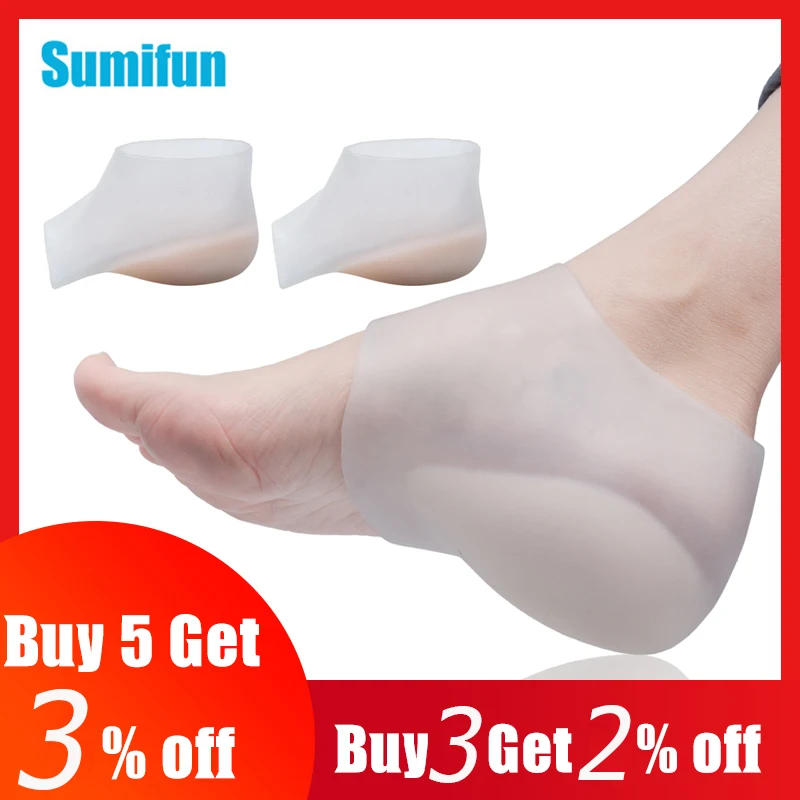 

Невидимая повышающая накладка, силиконовые половинные стельки, вставка, анти-трещины, защита пятки унисекс, 1,2 дюйма, увеличение высоты, ухо...