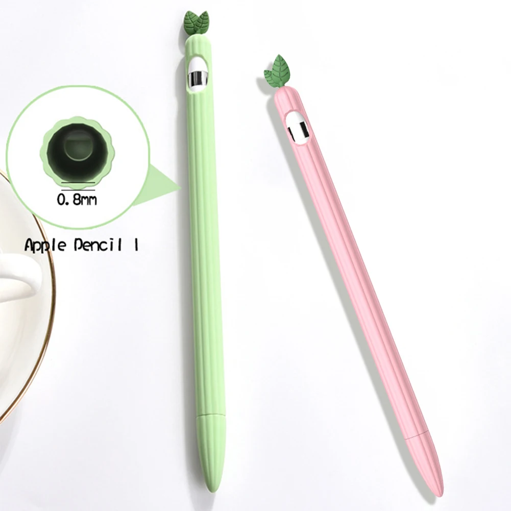 Цветной мягкий гелевый силиконовый чехол совместимый с Apple Pencil Ipad Tablet сенсорная