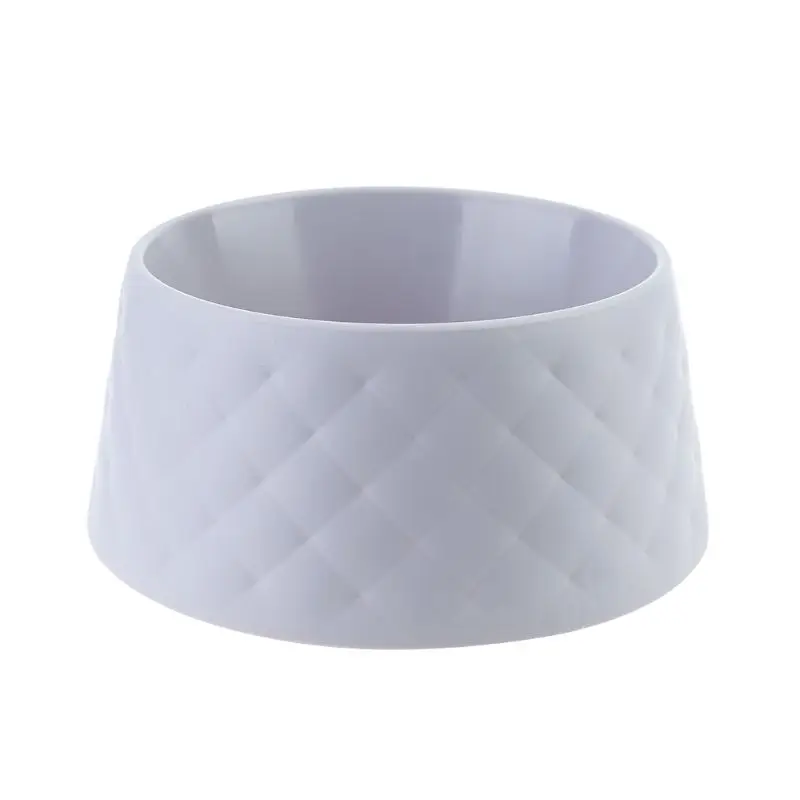 

Cute Pet Feeder Rhombus Texture Bow-knot Candy Color Small Dog Cats Bowl