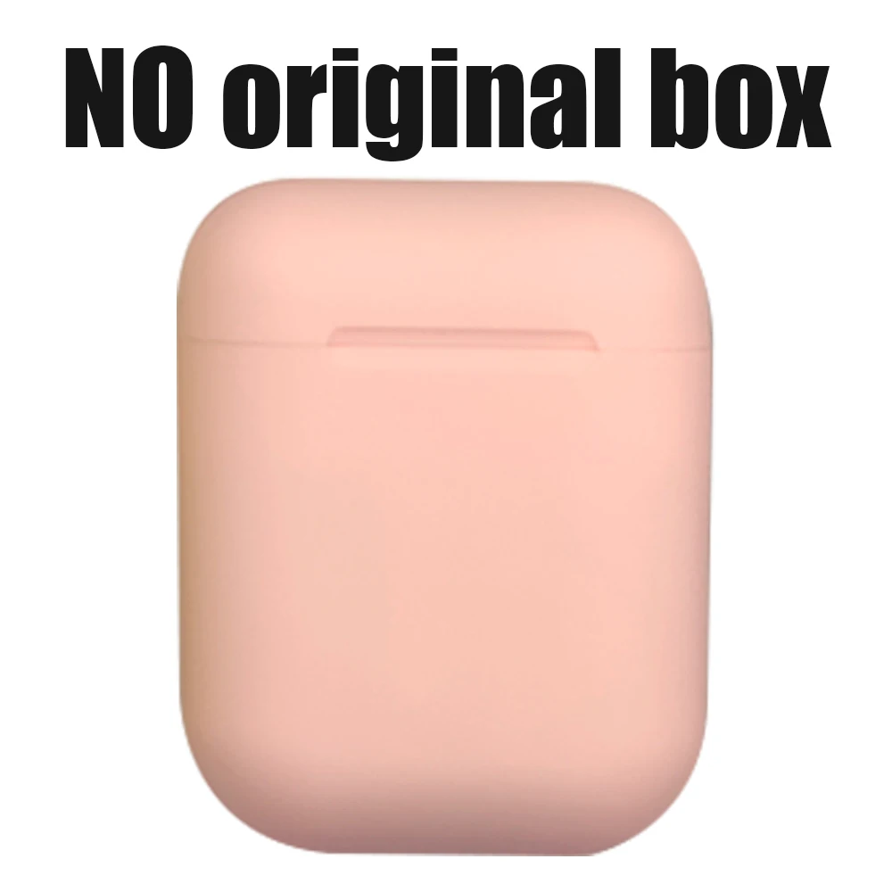 i12 D pink no box I12 tws оригинальные матовые беспроводные наушники 5,0 bluetooth наушники сенсорные мини-наушники i12tws наушники для мобильных телефонов - Цвет: i12 D pink no box
