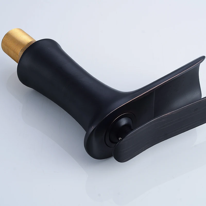 Латунные смесители для раковины современный черный смеситель ванной комнаты