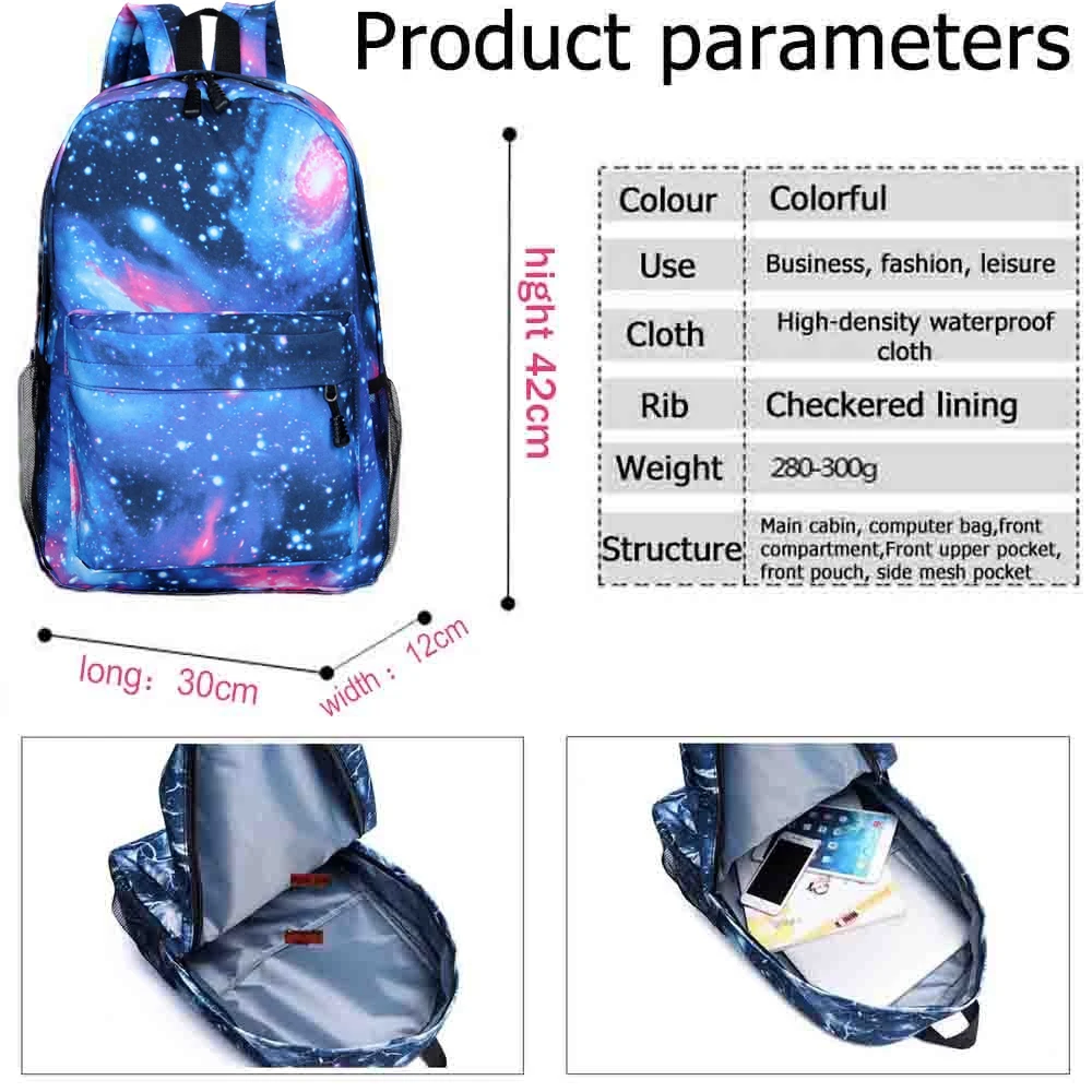 

Unicorn Dabbing Schoolbag Student New Backpack Men's and Women's Fashion Teen Bag