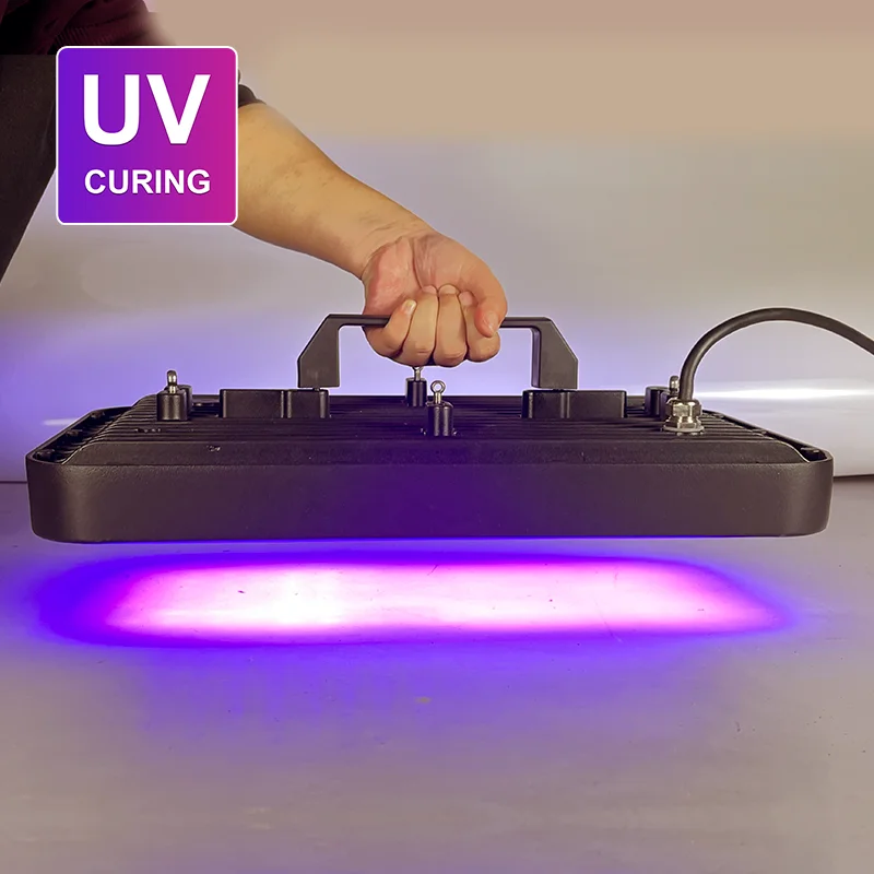 HIgh Power Led UV GEL Curing Lamp Ultraviolet Light Oil Printing Machine Glass Ink Paint Silk Screen 3D Printer UVCURING7.0-1500