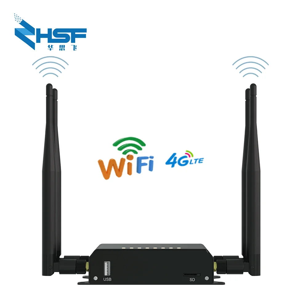 HUASIFEI CAT4 CAT6 4G LTE маршрутизатор Lan порт беспроводной CPE 300 Мбит/с высокоскоростной
