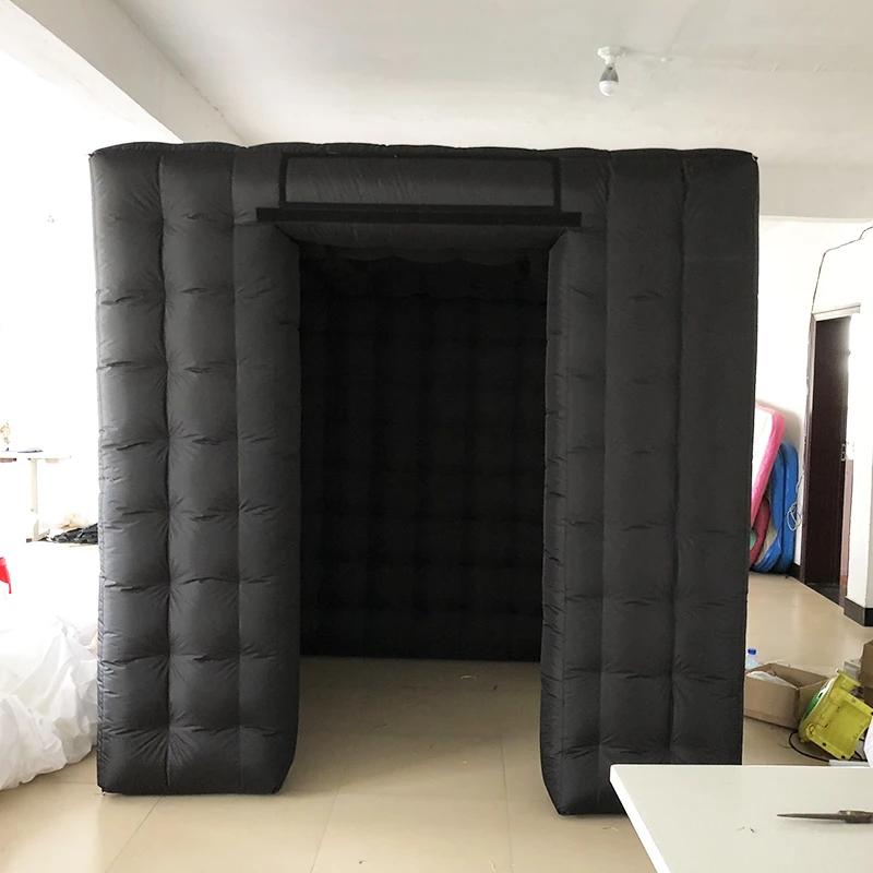 Дешевый куб надувная фотобудка палатка фоны светодиодный светодиодными лампами