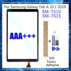 Новый сенсорный экран T510 для Samsung Galaxy Tab A 10,1 2019, T510, T515, дигитайзер, датчик, ЖК передняя стеклянная панель, замена