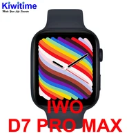 kiwitime iwo d7 pro max bluetooth smartwatch 1 77 inch oled screen heart rate monitor customize watch face make answer call