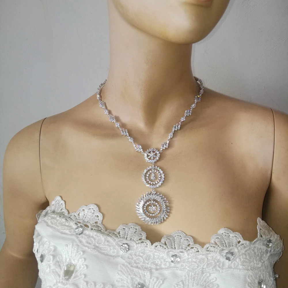 Горячая Распродажа новые модные роскошные круглые циркониевые серьги с