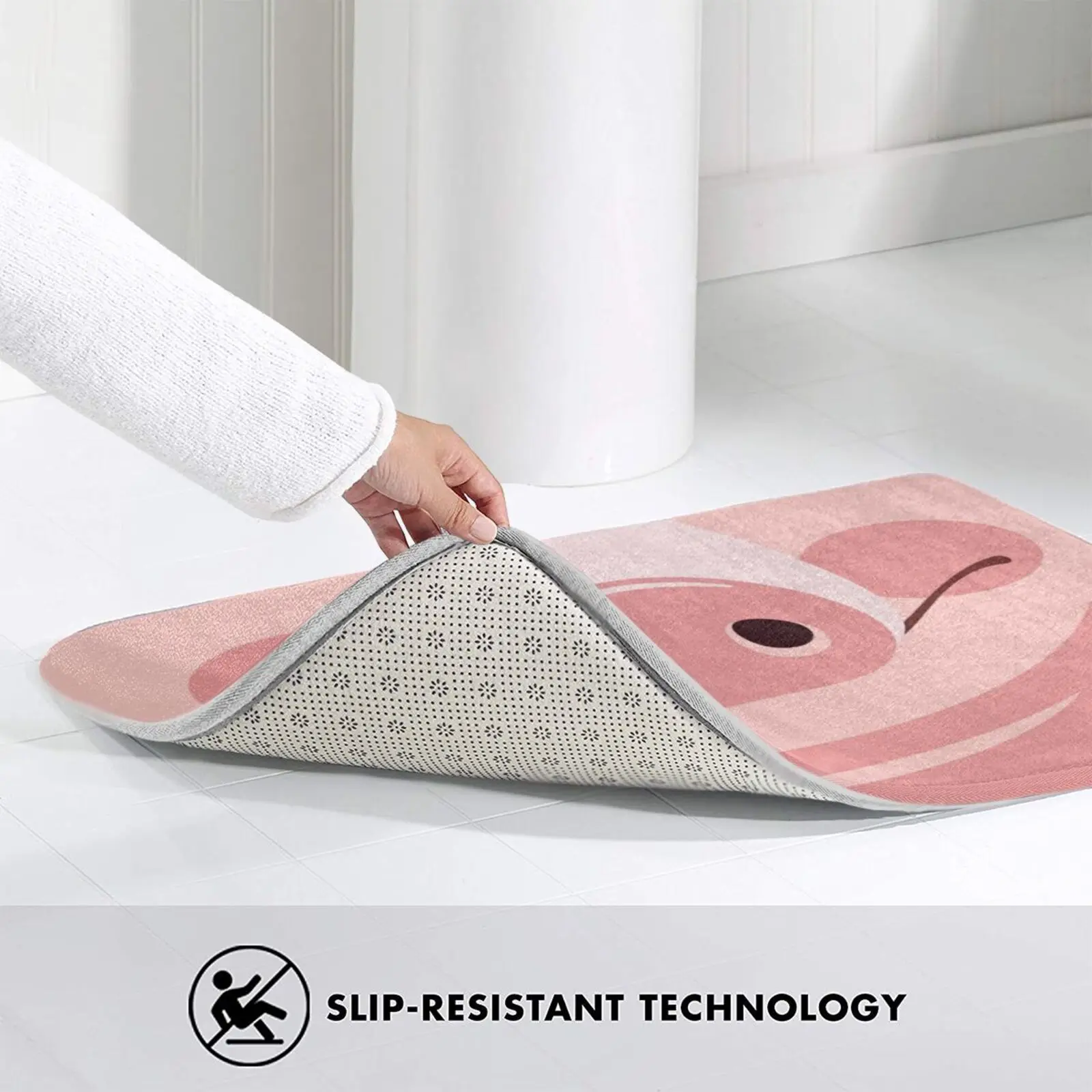 

Pig Mouth Carpet Mat Rug Cushion Soft Non - Slip Pig Pig Pig Mouth Snout Pink Pig Art Pig Graphic Pig Artwork Pig