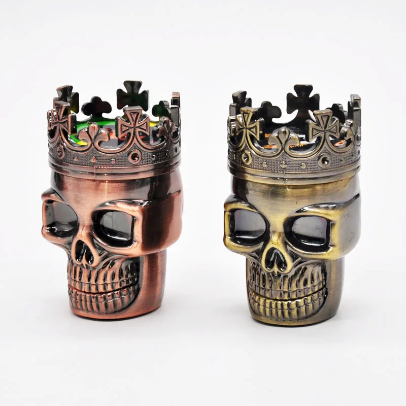 

Metal Skull Tobacco Grinder Punk-Style Ghost Head Weed Mill Herbal Herb Hand Muller Smoke Pulverizer Smoking Gift