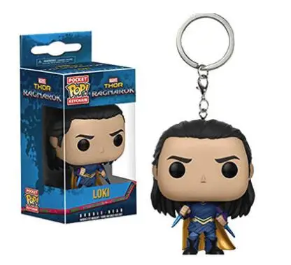 FUNKO POP Marvel Movie Мстители локи Карманный Брелок Виниловая фигурка Коллекция Модель игрушки для детей Рождественский подарок