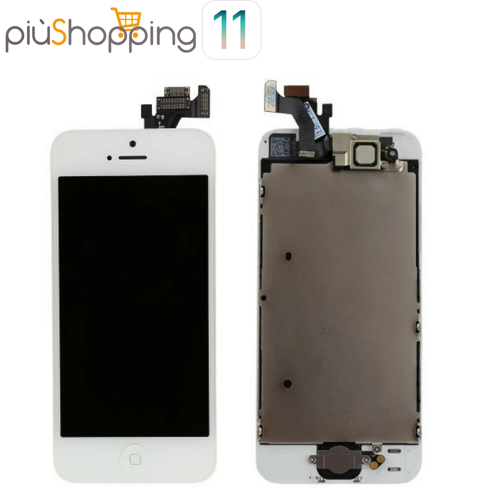 Дисплей IPHONE 5 ASSEMBLATO COMPLETO FOTOCAMERA TASTO HOME ALTOPARLANTE BIANCO | Мобильные телефоны и аксессуары