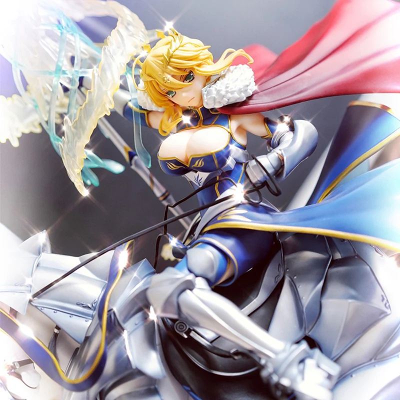 

Хентай, Аниме Судьба/большой заказ Arturia Pendragon Lancer 45 см ПВХ красивая девушка экшн-фигурка аниме Коллекционная привлекательная фигурка