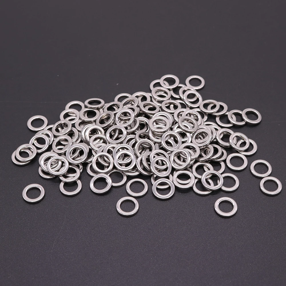 

CASTFUN Steel Split Ring Diameter from 6.4 to 11.5mm Heavy Duty Fishing Ring Fishing Accessories