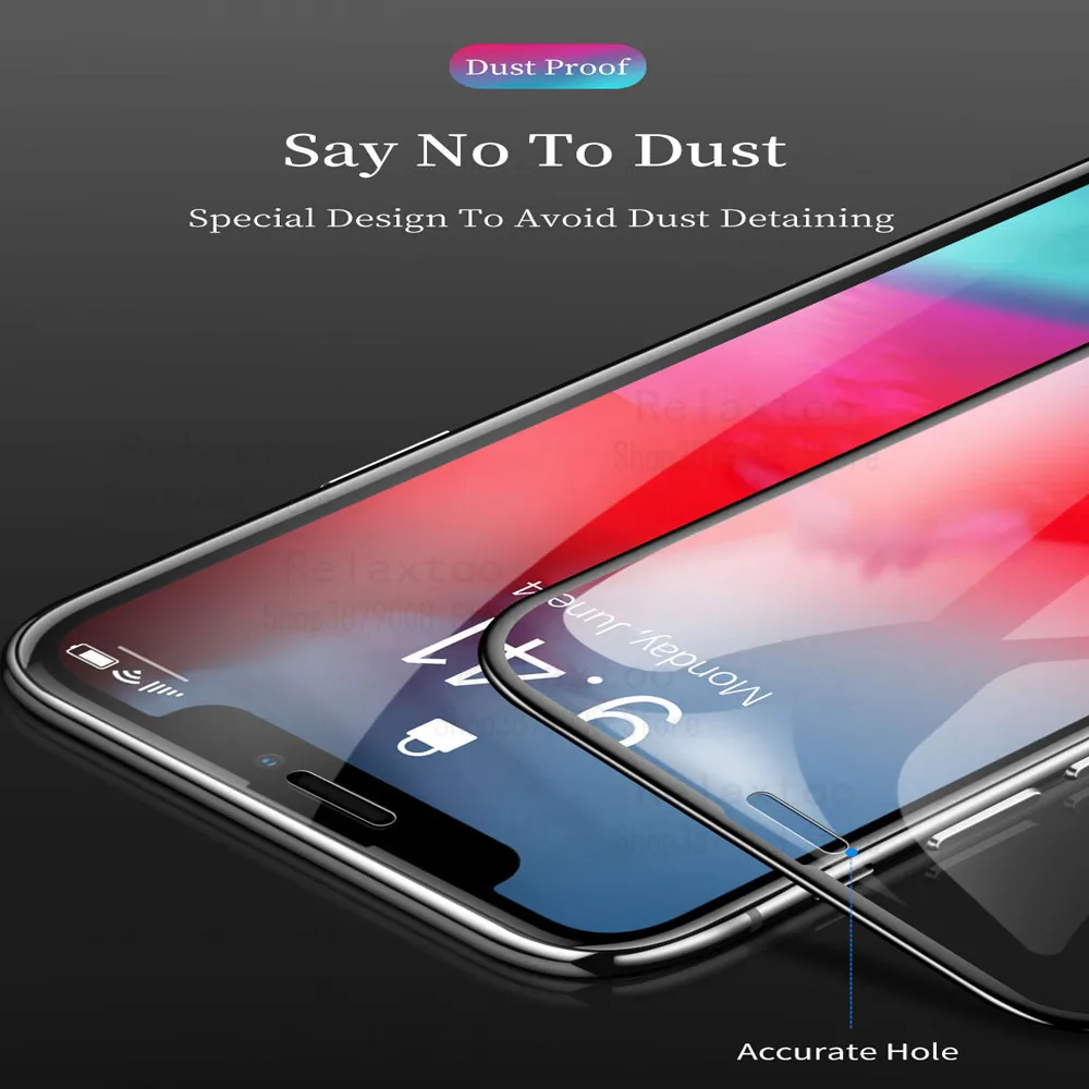 2 шт Полное покрытие закаленное стекло протектор экрана для iPhone 12 Pro Max 9H ifon ihone