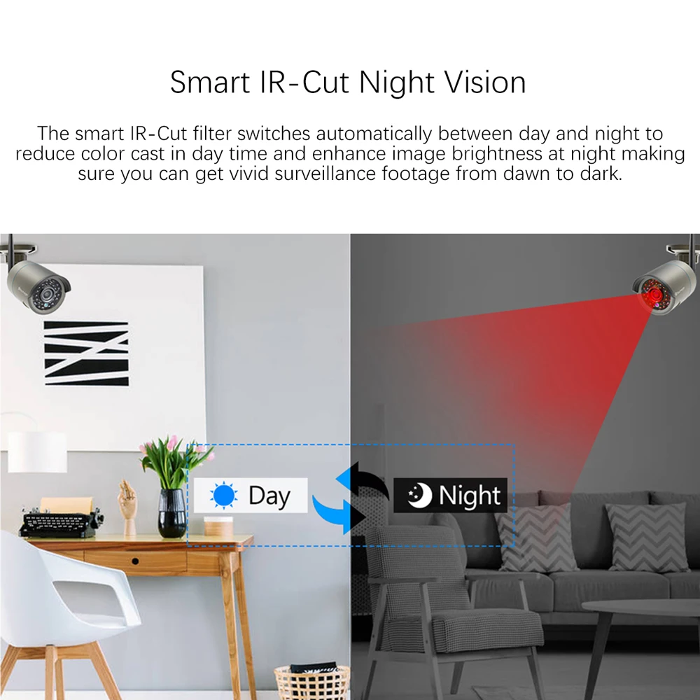 Беспроводная система видеонаблюдения Techage 8 каналов 1080P 12 дюймов ЖК дисплей NVR 2 МП
