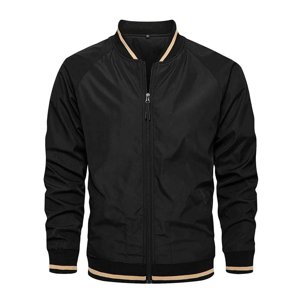 

Autumn Men's Bomber Jackets Casual Male Outwear Windbreaker Stand Collar Jacket Mens Winter Pilot Baseball Slim Coats 5XL