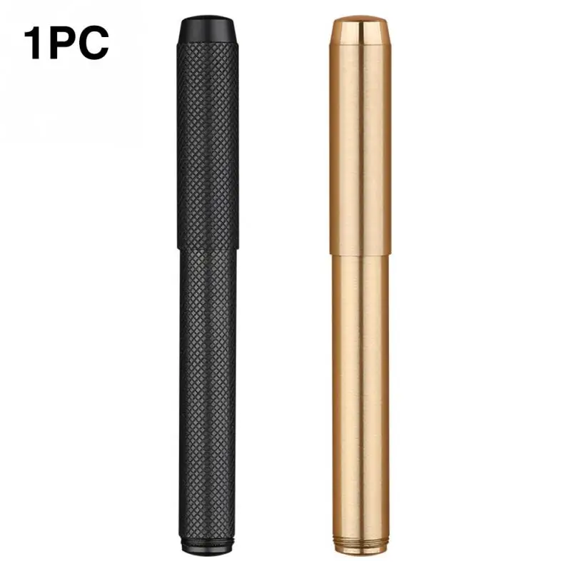 

Delike EF F EF Nib Fountain Pen Hunyuan Full Brass Business Adults Kids School Solid Portable Black Ink Birthday Gift Stationery