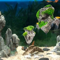 floating rock suspended artificial stone aquarium decor fish tank decoration floating pumice flying rock ornament
