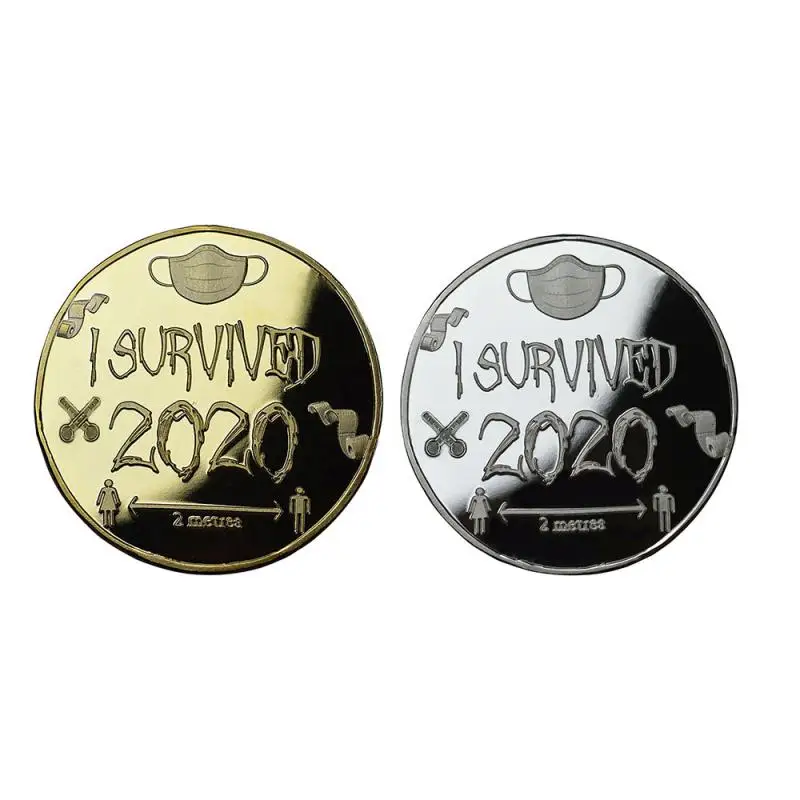 Я пережил 2020-медаль и памятные коллекционеров Памятная коллекция из золотого
