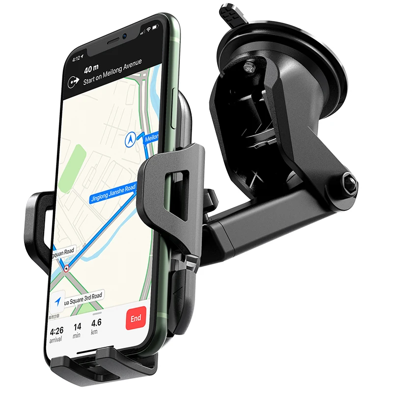 hoco universal car phone holder for iphone 12 pro max 360 degrees adjustable gps mount stand for xiaomi mi 11 10 samsung a51 a71 free global shipping