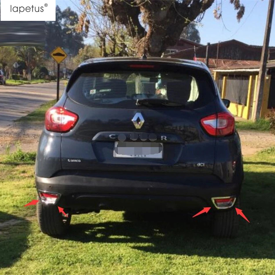 Lapetus аксессуары для Renault Captur 2014 2015 2016 ABS задняя противотуманная фара заднего