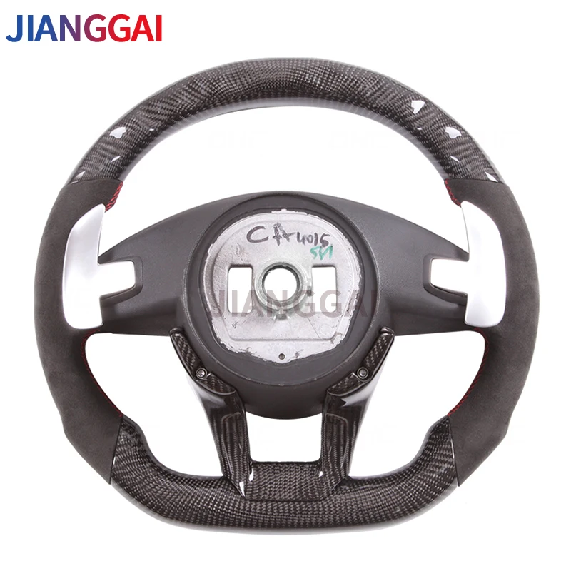 Светодиодный руль из углеродного волокна и замши подходит для Mercedes Benz C63|Рулевые