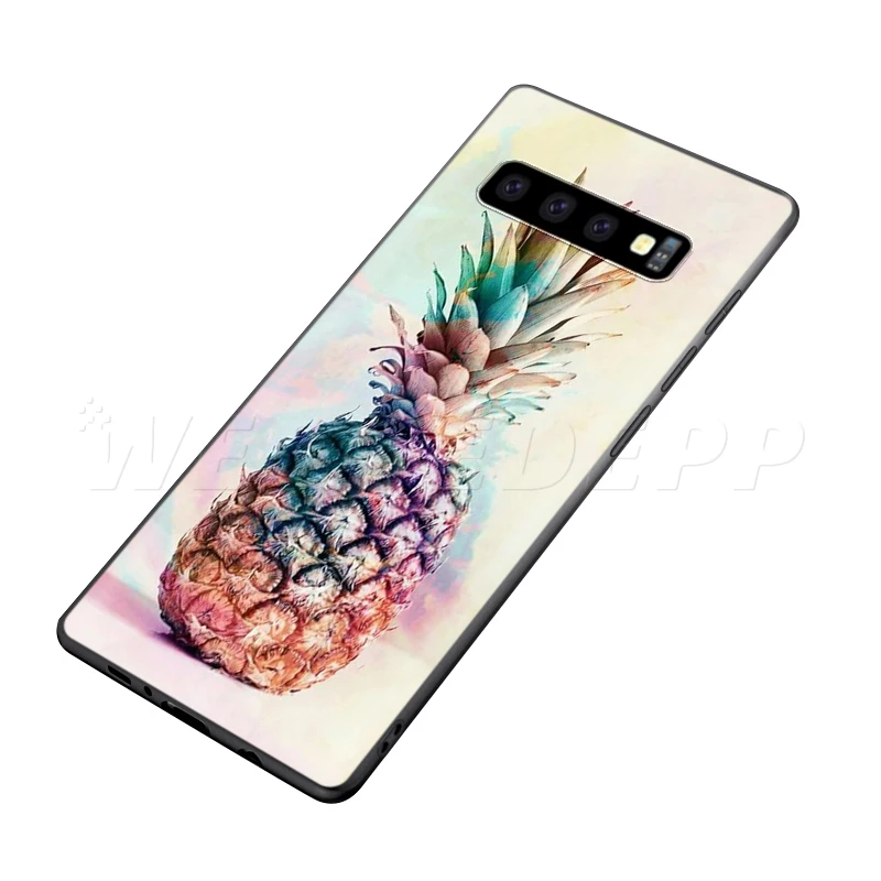 Webbedepp вкусные фрукта ананаса чехол для samsung Galaxy S7 S8 S9 S10 Edge Plus Note 10 8 9 A10 A20 A30 A40 A50 A60 A70