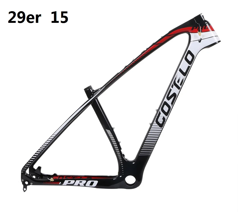 Costelo Massa Basic 3K 27,5 er 29er углеродное волокно mtb велосипедная Рама углеродная Mtb рама для горного велосипеда teleio делла bicicletta - Цвет: 29er 15 inch white