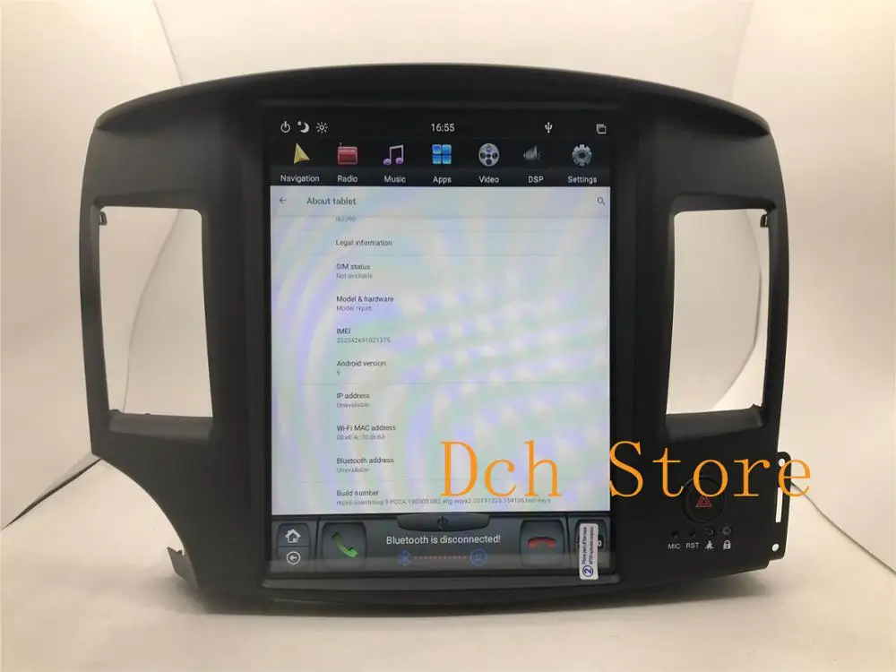 12 1 дюймовый IPS вертикальный экран Тесла стиль Android 9 0 Авторадио автомобильный DVD GPS