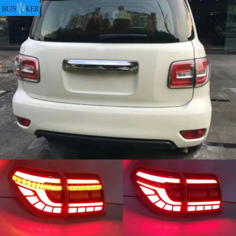 Задний светодиодный фонарь для Nissan патруль Y62 2008 2019 светодиодные задние фонари