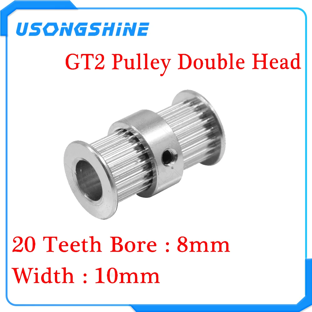 5 шт./лот аксессуары для 3D принтера GT2 шкив ГРМ 20 зубцов диаметр колеса 8 мм