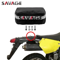 rear seat fender pack tool bag for kawasaki kx 450 250 125 100 85 65 klx universal motorcycle dirt bike tools packaging storage