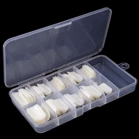 100pcs french full cover acrylic nail box all for manicure beauty