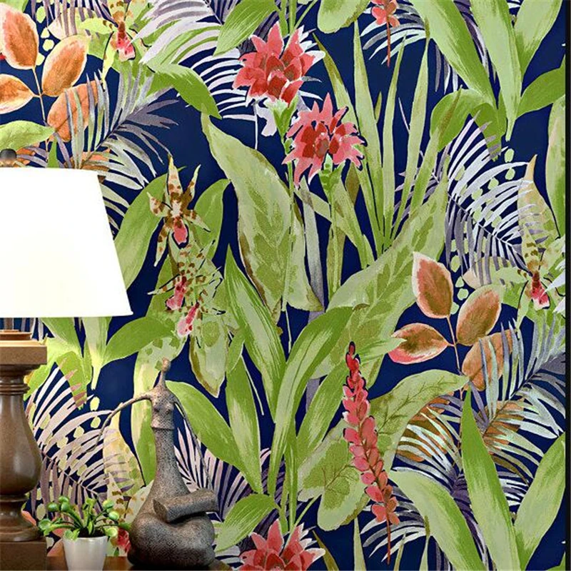 Wellyu спальня обои американский кантри стиль свет Роскошная гостиная ретро